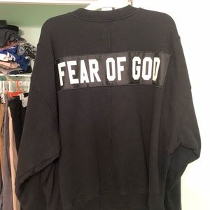 Fear of God Sweatshirt, size Large